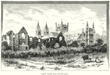 Ansicht von Südosten (Gravur)