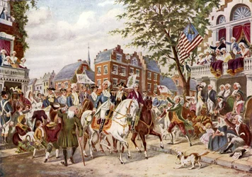 Washingtons Einzug in New York, 23. April 1789