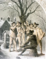 Wassail der Apfelbäume, 1840