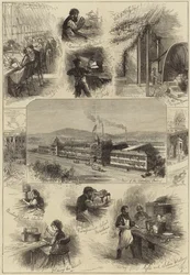 Uhrenherstellung mit Maschinen in Amerika