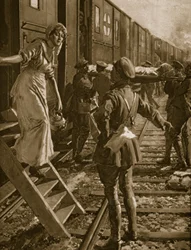 Wegkreuz in Frankreich, 1914-19