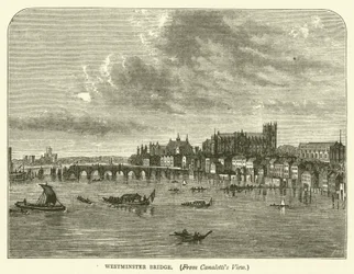 Westminster Bridge, nach Canalettis Ansicht