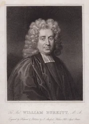William Burkitt, englischer Geistlicher und Schriftsteller (Stich)