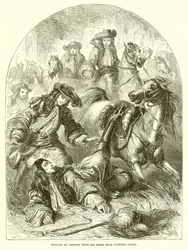 Wilhelm III. stürzt bei Hampton Court von seinem Pferd