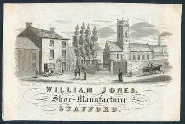 William Jones, Schuhhersteller, Visitenkarte