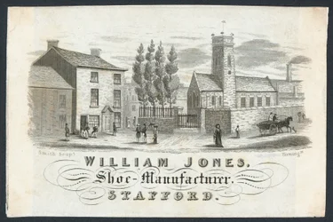 William Jones, Schuhhersteller, Visitenkarte