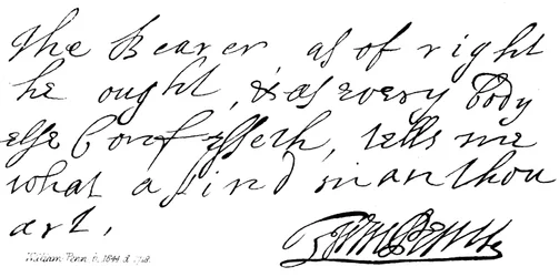 William Penn, geb. 1644, gest. 1718