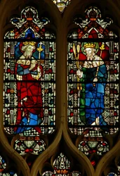 Fenster mit Edward dem Bekenner und König Edmund