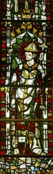 Fenster mit einem Papst