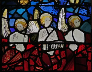 Fenster S3 mit der Engelshierarchie: Seraphim
