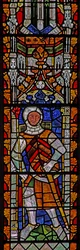 Fenster s4, William Lord de la Zouche darstellend