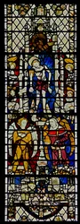 Fenster w12 mit Corpus Christi