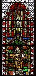Fenster w32, Darstellung von St. Stephanus