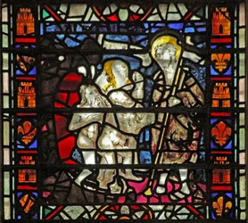 Fenster w58 mit der Höllenfahrt Christi
