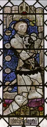 Fenster w6 zeigt einen Stifter - John Clopton
