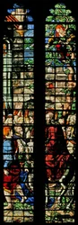 Fenster w8, Einzug in Jerusalem