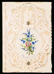 Mit meiner herzlichen Liebe, Valentinskarte, ca. 1858