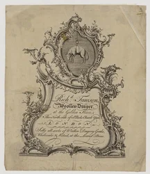 Wolltuchhändler, Richard Fawson, Visitenkarte