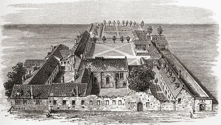 Worcester College, ehemals Gloucester Hall, Oxford ca. 1673, aus 