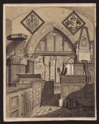 Wyrardisbury Kirche, Bucks (Gravur)