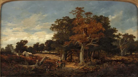 Landschaft mit Zigeunerlager