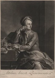 Attilus Ariosti Bononiensis, graviert von John Simon (1675-1751), 1719