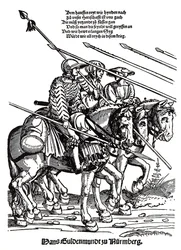 Militärkampagne der Landsknechte