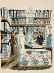 Hochzeitstorte, Illustration aus 