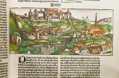Ein Blick auf die Stadt Prag