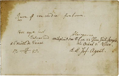 Album für einen Freimaurer (Johann Georg Kronauer)