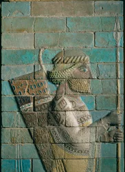 Ein Bogenschütze, (Detail)