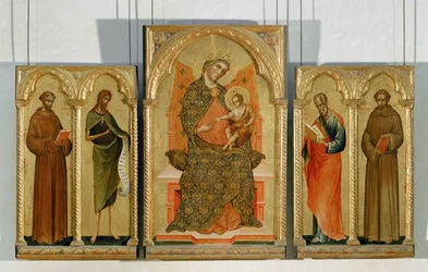 Mitte: Madonna und Kind