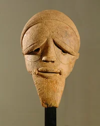 Männlicher Kopf, Sokoto-Skulptur, Nigeria