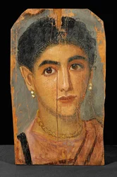 Porträt einer jungen Frau aus dem Fayum-Friedhof