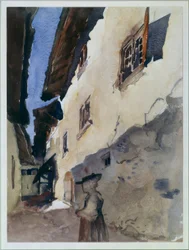 Straße in Savièse
