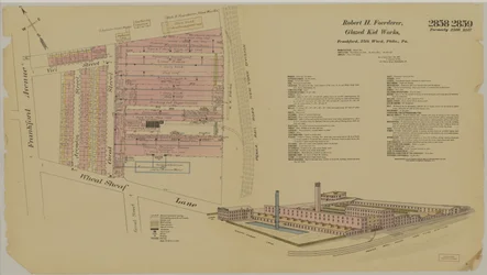Frankford Ave. und Wheatsheaf Lane, Hexamer General Surveys, 1895