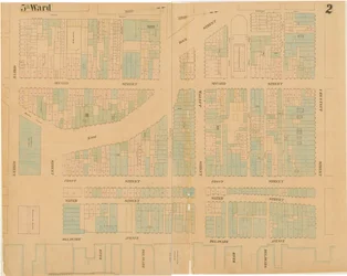 Karten der Stadt Philadelphia, Band 1, Tafel 2, 1860