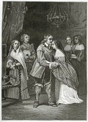 Cromwell und seine Töchter, 19. Jahrhundert