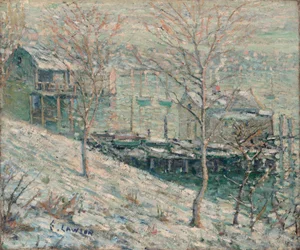 Winterlandschaft am Harlem River