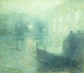 Harlem River bei Nacht