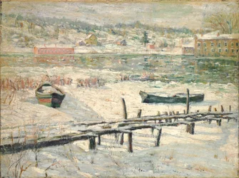 Harlem River im Winter, ca. 1907