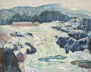 Eingefrorene Wasserfälle