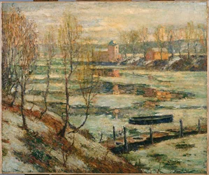 Eis im Fluss