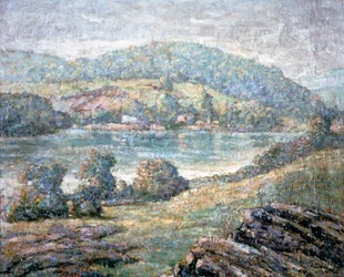 Morgenlicht, Flusstal, Connecticut, 1919