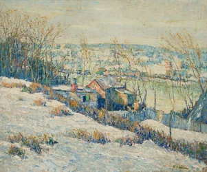 Oberer Harlem River—Winter, um 1915