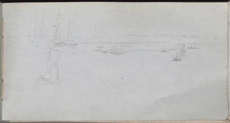 Skizzenbuch, Seite 94: Meereslandschaft