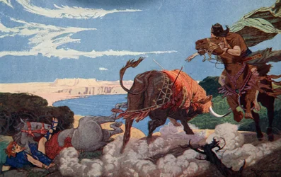 Die Tötung des Stiers von Ishtar, 1915