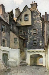 In Bakehouse Close: Residenz des Marquis von Huntly