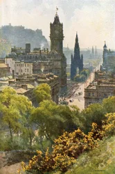 Princes Street vom Calton Hill