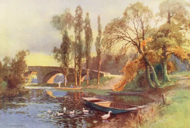 Themse: Chertsey-Brücke